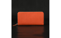 ＼年内発送／「千菱」 ラウンド本革バスケ/オレンジ ML024