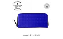 FUKUNARY&nbsp;ラウンド長財布&nbsp;カード入れ&nbsp;小銭&nbsp;ミカサ&nbsp;バレーボール&nbsp;ブルー&nbsp;おしゃれ&nbsp;日本製&nbsp;広島市&nbsp;フクナリー&nbsp;M025