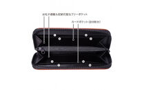 FUKUNARY&nbsp;ラウンド長財布&nbsp;カード入れ&nbsp;小銭&nbsp;ミカサ&nbsp;バスケットボール&nbsp;ブラウン&nbsp;おしゃれ&nbsp;日本製&nbsp;広島市&nbsp;フクナリー&nbsp;M025