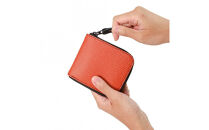 ＼年内発送／折財布/ ブラウン M026