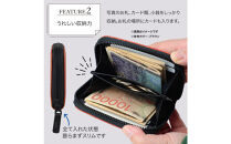 FUKUNARY&nbsp;ミニマム財布&nbsp;コインケース&nbsp;小銭入れ&nbsp;ミカサ&nbsp;バレーボール&nbsp;ブルー&nbsp;おしゃれ&nbsp;日本製&nbsp;広島市&nbsp;フクナリー&nbsp;M074