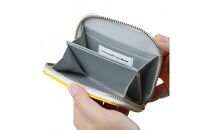 FUKUNARY&nbsp;ミニマム財布&nbsp;バレーボール生地&nbsp;/&nbsp;イエロー&nbsp;M074