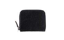 ＼年内発送／ミニマム財布栃木レザーWコガシ/黒&nbsp;L008