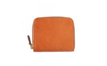 ＼年内発送／ミニマム財布栃木レザーWコガシ/淡茶&nbsp;L008