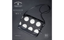 FUKUNARY&nbsp;サコッシュ&nbsp;ショルダーバッグ&nbsp;B5サイズ&nbsp;レディース&nbsp;メンズ&nbsp;KUROGIN&nbsp;ドット&nbsp;フクナリー&nbsp;B15