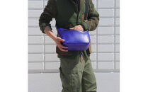 ＼年内発送／ジップショルダー/ ブルー M115