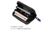FUKUNARY&nbsp;コインパース&nbsp;コインケース&nbsp;カードケース&nbsp;コンパクト&nbsp;ネイビー&nbsp;MA-1テイスト&nbsp;ナイロン&nbsp;ツイル&nbsp;メンズ&nbsp;レディース&nbsp;ミリタリー調&nbsp;おしゃれ&nbsp;日本製&nbsp;広島市&nbsp;フクナリー&nbsp;F024