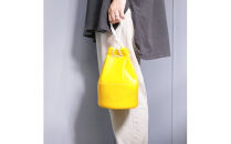 ＼年内発送／巾着ポーチ/ イエロー M107
