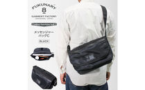 FUKUNARY&nbsp;メッセンジャーバッグ&nbsp;Cタイプ&nbsp;メンズ&nbsp;レディース&nbsp;おしゃれ&nbsp;シンプル&nbsp;大容量&nbsp;ミリタリーテイスト&nbsp;MA-1&nbsp;ブラック&nbsp;フクナリー&nbsp;日本製&nbsp;フクナリー&nbsp;F018C