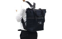 ＼年内発送／トートバッグ(4WAY)MA-1 /ブラック F002