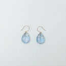 IKAZAKI WASHI JEWERLY しずくピアス「ライトブルー」桜柄