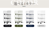 【a.depeche】バスケットシェルフ 3点セット ホワイト(ラック,収納ラック,キャスター付きラック)［ 京都 インテリア ブランド 欧風スタイル おしゃれ 収納ラック アレンジいろいろ 人気 おすすめ 棚 ワゴン 収納家具 家具 雑貨 日用品 お取り寄せ 通販 送料無料 ふるさと納税 ］