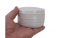 伝統工芸 信楽焼の手元供養 分骨用ミニ骨壺 ここいろ  パールホワイト