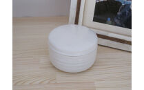 伝統工芸 信楽焼の手元供養 分骨用ミニ骨壺 ここいろ  パールホワイト