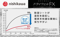 【先行予約】nishikawa(西川)ドライウェルFX&nbsp;洗える除湿シートCM04906001/730