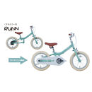 サカイサイクル&nbsp;キックバイクから自転車に！ツーウェイバイク・ランTW14RUNB&nbsp;14インチ　くすみグリーン