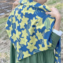 スカーフ「スターフルーツ」スター（コットンシフォン100%） 1枚