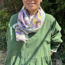 スカーフ「テンキ」うららか（コットンシフォン100％） 1枚