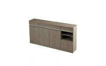 サイドボード&nbsp;160cm&nbsp;シーン&nbsp;オークグレー&nbsp;【モーブル／大川家具】