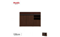 サイドボード&nbsp;120cm&nbsp;シーン&nbsp;オークブラウン&nbsp;【モーブル／大川家具】