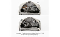 Y-STYLE&nbsp;魔法の収納ポーチ&nbsp;Mサイズ【シルバーグレー】