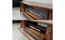 松永工房&nbsp;Continue&nbsp;テレビボード150&nbsp;アンティークカラー&nbsp;クラシック&nbsp;エレガント&nbsp;アンティーク調家具&nbsp;木製&nbsp;&nbsp;ねこ脚&nbsp;テレビ台&nbsp;ローボード&nbsp;オーディオ収納&nbsp;リビングインテリア&nbsp;テレビ鑑賞&nbsp;家族団らん&nbsp;カンティーニュ【配送不可：沖縄・離島】