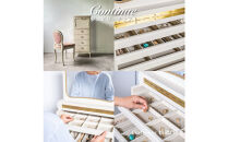 松永工房&nbsp;Continue&nbsp;ジュエリーチェスト&nbsp;ホワイトカラー&nbsp;クラシック&nbsp;エレガント&nbsp;アンティーク調家具&nbsp;木製&nbsp;アクセサリー&nbsp;宝石&nbsp;時計&nbsp;眼鏡&nbsp;収納&nbsp;ミラー&nbsp;ねこ脚&nbsp;ホワイトインテリア&nbsp;ロココ調&nbsp;カンティーニュ【配送不可：沖縄・離島】