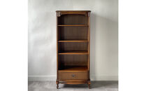 松永工房&nbsp;Continue&nbsp;ブックケース675&nbsp;アンティークカラー&nbsp;クラシック&nbsp;エレガント&nbsp;アンティーク調家具&nbsp;木製&nbsp;&nbsp;ねこ脚&nbsp;本棚&nbsp;ブックケース&nbsp;収納&nbsp;リビングインテリア&nbsp;ディスプレイ&nbsp;飾り棚&nbsp;カンティーニュ【配送不可：沖縄・離島】