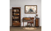 松永工房&nbsp;Continue&nbsp;ブックケース675&nbsp;アンティークカラー&nbsp;クラシック&nbsp;エレガント&nbsp;アンティーク調家具&nbsp;木製&nbsp;&nbsp;ねこ脚&nbsp;本棚&nbsp;ブックケース&nbsp;収納&nbsp;リビングインテリア&nbsp;ディスプレイ&nbsp;飾り棚&nbsp;カンティーニュ【配送不可：沖縄・離島】