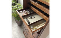 松永工房&nbsp;Continue&nbsp;ジュエリーチェスト&nbsp;アンティークカラー&nbsp;クラシック&nbsp;エレガント&nbsp;アンティーク調家具&nbsp;木製&nbsp;アクセサリー&nbsp;宝石&nbsp;時計&nbsp;眼鏡&nbsp;収納&nbsp;ミラー&nbsp;ねこ脚&nbsp;ホワイトインテリア&nbsp;ロココ調&nbsp;カンティーニュ【配送不可：沖縄・離島】