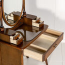 松永工房&nbsp;Continue&nbsp;ドレッサー&nbsp;アルバ&nbsp;オフィシャル限定品&nbsp;アンティークカラー&nbsp;クラシック&nbsp;エレガント&nbsp;インテリア&nbsp;アンティーク調家具&nbsp;木製&nbsp;鏡台&nbsp;ミラー&nbsp;ねこ脚&nbsp;ヘアメイク&nbsp;メイク&nbsp;コスメ&nbsp;アクセサリー&nbsp;収納&nbsp;カンティーニュ【配送不可：沖縄・離島】