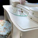 松永工房&nbsp;Continue&nbsp;ドレッサー&nbsp;アロール半三&nbsp;オフィシャル限定品&nbsp;ホワイトカラー&nbsp;クラシック&nbsp;エレガント&nbsp;インテリア&nbsp;アンティーク調家具&nbsp;木製&nbsp;鏡台&nbsp;ミラー&nbsp;ねこ脚&nbsp;ヘアメイク&nbsp;メイク&nbsp;コスメ&nbsp;アクセサリー&nbsp;収納&nbsp;カンティーニュ【配送不可：沖縄・離島】