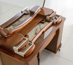 松永工房&nbsp;Continue&nbsp;ドレッサー&nbsp;アロール一面&nbsp;オフィシャル限定品&nbsp;クラシック&nbsp;エレガント&nbsp;インテリア&nbsp;アンティーク調家具&nbsp;木製&nbsp;鏡台&nbsp;ミラー&nbsp;ねこ脚&nbsp;ヘアメイク&nbsp;メイク&nbsp;コスメ&nbsp;アクセサリー&nbsp;収納&nbsp;カンティーニュ【配送不可：沖縄・離島】