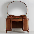 松永工房&nbsp;Continue&nbsp;ドレッサー&nbsp;アロール一面&nbsp;オフィシャル限定品&nbsp;クラシック&nbsp;エレガント&nbsp;インテリア&nbsp;アンティーク調家具&nbsp;木製&nbsp;鏡台&nbsp;ミラー&nbsp;ねこ脚&nbsp;ヘアメイク&nbsp;メイク&nbsp;コスメ&nbsp;アクセサリー&nbsp;収納&nbsp;カンティーニュ【配送不可：沖縄・離島】