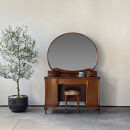 松永工房&nbsp;Continue&nbsp;ドレッサー&nbsp;アロール一面&nbsp;オフィシャル限定品&nbsp;クラシック&nbsp;エレガント&nbsp;インテリア&nbsp;アンティーク調家具&nbsp;木製&nbsp;鏡台&nbsp;ミラー&nbsp;ねこ脚&nbsp;ヘアメイク&nbsp;メイク&nbsp;コスメ&nbsp;アクセサリー&nbsp;収納&nbsp;カンティーニュ【配送不可：沖縄・離島】