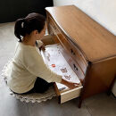 松永工房&nbsp;Continue&nbsp;リビングチェスト&nbsp;オフィシャル限定品&nbsp;アンティークカラー&nbsp;&nbsp;クラシック&nbsp;エレガント&nbsp;インテリア&nbsp;アンティーク調家具&nbsp;木製&nbsp;チェスト&nbsp;ねこ脚&nbsp;タンス&nbsp;収納家具&nbsp;収納&nbsp;カンティーニュ&nbsp;寝室&nbsp;ロータイプ【配送不可：沖縄・離島】