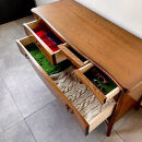 松永工房&nbsp;Continue&nbsp;リビングチェスト&nbsp;オフィシャル限定品&nbsp;アンティークカラー&nbsp;&nbsp;クラシック&nbsp;エレガント&nbsp;インテリア&nbsp;アンティーク調家具&nbsp;木製&nbsp;チェスト&nbsp;ねこ脚&nbsp;タンス&nbsp;収納家具&nbsp;収納&nbsp;カンティーニュ&nbsp;寝室&nbsp;ロータイプ【配送不可：沖縄・離島】