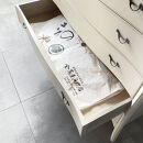 松永工房&nbsp;Continue&nbsp;ビッグチェスト&nbsp;ホワイトカラー&nbsp;&nbsp;クラシック&nbsp;エレガント&nbsp;インテリア&nbsp;アンティーク調家具&nbsp;木製&nbsp;チェスト&nbsp;ねこ脚&nbsp;タンス&nbsp;収納家具&nbsp;収納&nbsp;カンティーニュ&nbsp;寝室【配送不可：沖縄・離島】