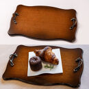 松永工房&nbsp;Continue&nbsp;トレイ&nbsp;オフィシャル限定品&nbsp;アンティークカラー&nbsp;クラシック&nbsp;エレガント&nbsp;インテリア&nbsp;アンティーク調家具&nbsp;木製&nbsp;木製プレート&nbsp;木のお皿&nbsp;テーブルウェア&nbsp;おうちカフェ