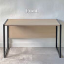 松永工房&nbsp;MASTER&nbsp;PIECE&nbsp;デスク120&nbsp;＆ワゴン&nbsp;ナチュラルカラー×ブラックカラー&nbsp;天板ウッド&nbsp;モダンテイスト&nbsp;シンプルデザイン&nbsp;木製&nbsp;デスク&nbsp;オフィス&nbsp;ホームユース&nbsp;書斎&nbsp;パソコンデスク&nbsp;マスターピース【配送不可：沖縄・離島】