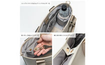 Y-STYLE&nbsp;魔法の収納トートバッグ&nbsp;Sサイズ【ホワイト】