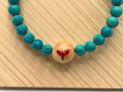 那智の紀州材 桧のアクセサリー ピアス・ブレスレット・チョーカーのセット