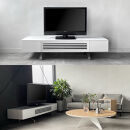 松永工房&nbsp;MASTER&nbsp;PIECE&nbsp;テレビボードN180&nbsp;ホワイトカラー&nbsp;モダンテイスト&nbsp;シンプルデザイン&nbsp;木製&nbsp;テレビ台&nbsp;ローボード&nbsp;キャビネット&nbsp;リビングインテリア&nbsp;ラグジュアリー&nbsp;マスターピース【配送不可：沖縄・離島】