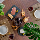 松永工房&nbsp;MASTER&nbsp;PIECE&nbsp;ダイニングテーブルラウンド120&nbsp;ウォールナットカラー×ブラックカラー&nbsp;モダンテイスト&nbsp;シンプルデザイン&nbsp;木製&nbsp;丸テーブル&nbsp;リビングダイニング&nbsp;マスターピース【配送不可：沖縄・離島】