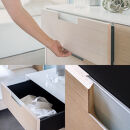 松永工房&nbsp;MASTER&nbsp;PIECE&nbsp;ローチェスト120&nbsp;ナチュラルカラー×ホワイトカラー&nbsp;モダンテイスト&nbsp;シンプルデザイン&nbsp;木製&nbsp;衣類収納&nbsp;引き出し収納&nbsp;ローボード&nbsp;北欧インテリア&nbsp;マスターピース【配送不可：沖縄・離島】