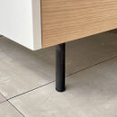 松永工房&nbsp;MASTER&nbsp;PIECE&nbsp;ローチェスト120&nbsp;ナチュラルカラー×ホワイトカラー&nbsp;モダンテイスト&nbsp;シンプルデザイン&nbsp;木製&nbsp;衣類収納&nbsp;引き出し収納&nbsp;ローボード&nbsp;北欧インテリア&nbsp;マスターピース【配送不可：沖縄・離島】