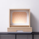 松永工房 MASTER PIECE オフィシャル限定品 メモリアルボックス＆メモリアルプレート ナチュラルカラー×ホワイトカラー ペットのお仏壇 供養 祈り 日本語縦書きメッセージ モダンインテリア シンプルデザイン マスターピース