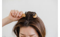 【セット】絹の艶髪　ボリュームアップシルクブラシ＋つげのくし（ねこ）　携帯袋付き