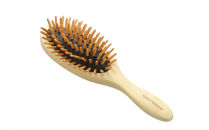 【セット】美麗椿クッションブラシ大＋つげのくし（ねこ）携帯袋付き