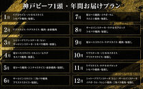 【神戸牛1頭まるごとプレミアムフルコース】一頭まるごと、最高峰の感動体験　[ ふるさと納税 神戸牛 神戸ビーフ ブランド和牛 訳あり 訳アリ 部位 霜降り 黒毛和牛 国産牛 和牛 高級 兵庫県 神戸牛 但馬 西宮市 ]